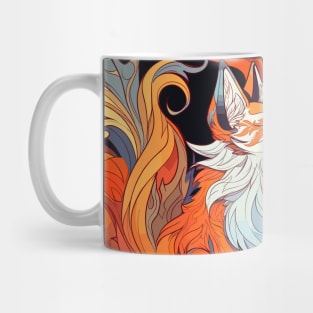 Nine-tail fox deity Mug